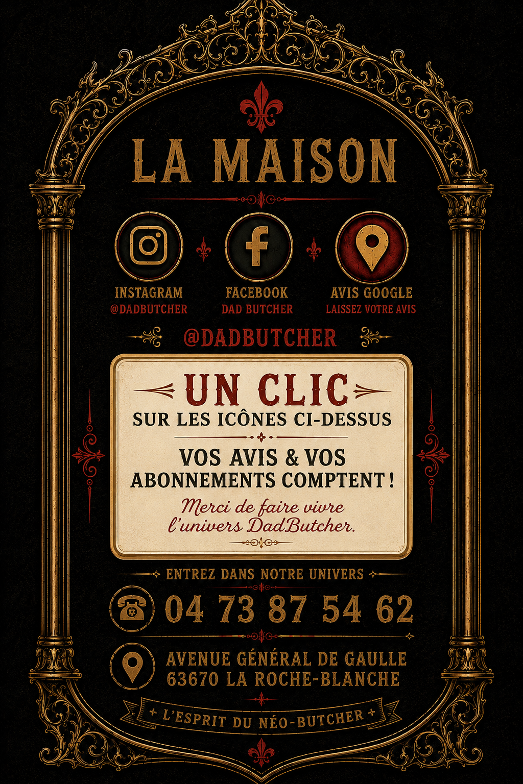 Dad Butcher — La Maison